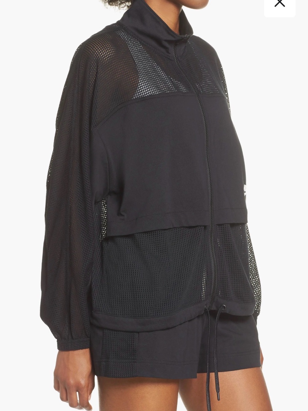 Nike Olive Green Mesh Zip-Up Jacket - Picture 13 of 14